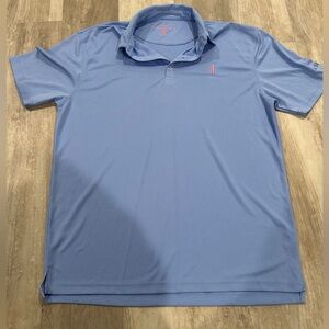 Johnnie-O Blue Polo Sz XL